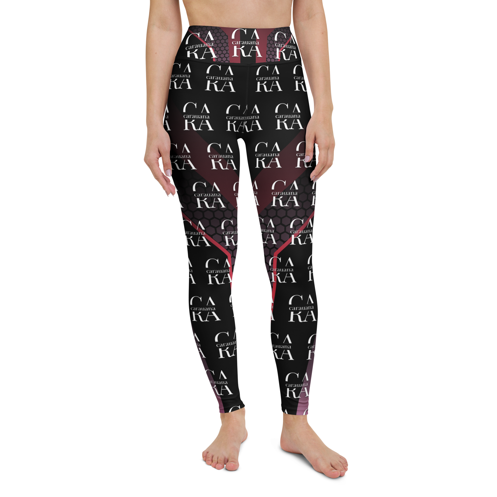 CaRaUaNa Leggings SPORT black Pink Carauana Store