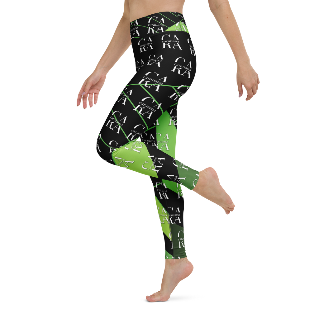 CaRaUaNa Leggings SPORT black Green Carauana Store