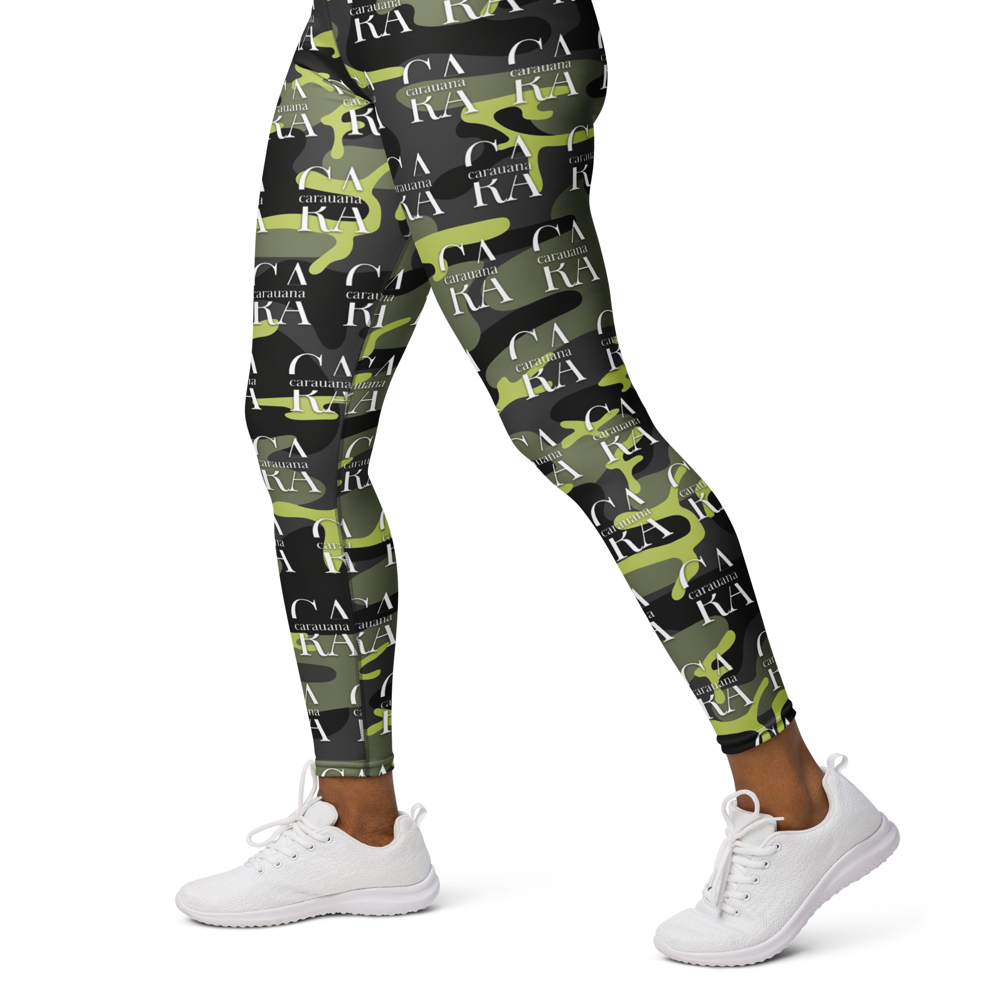 CaRaUaNa Leggings SPORT Green ARMY Carauana Store