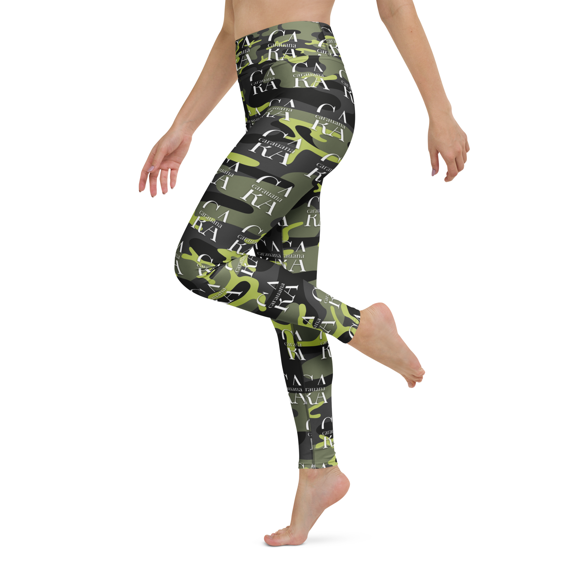 CaRaUaNa Leggings SPORT Green ARMY Carauana Store