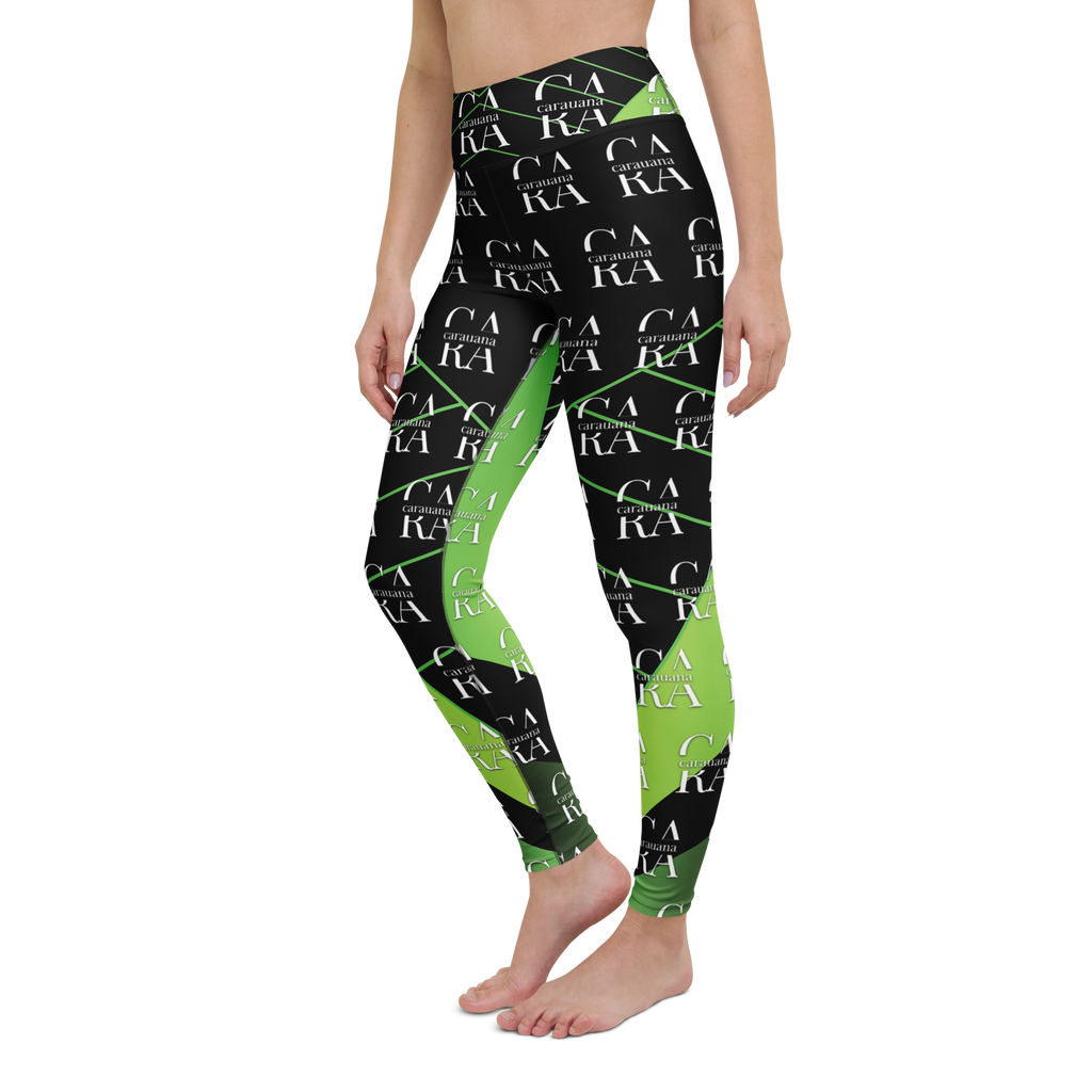 CaRaUaNa Leggings SPORT black Green Carauana Store