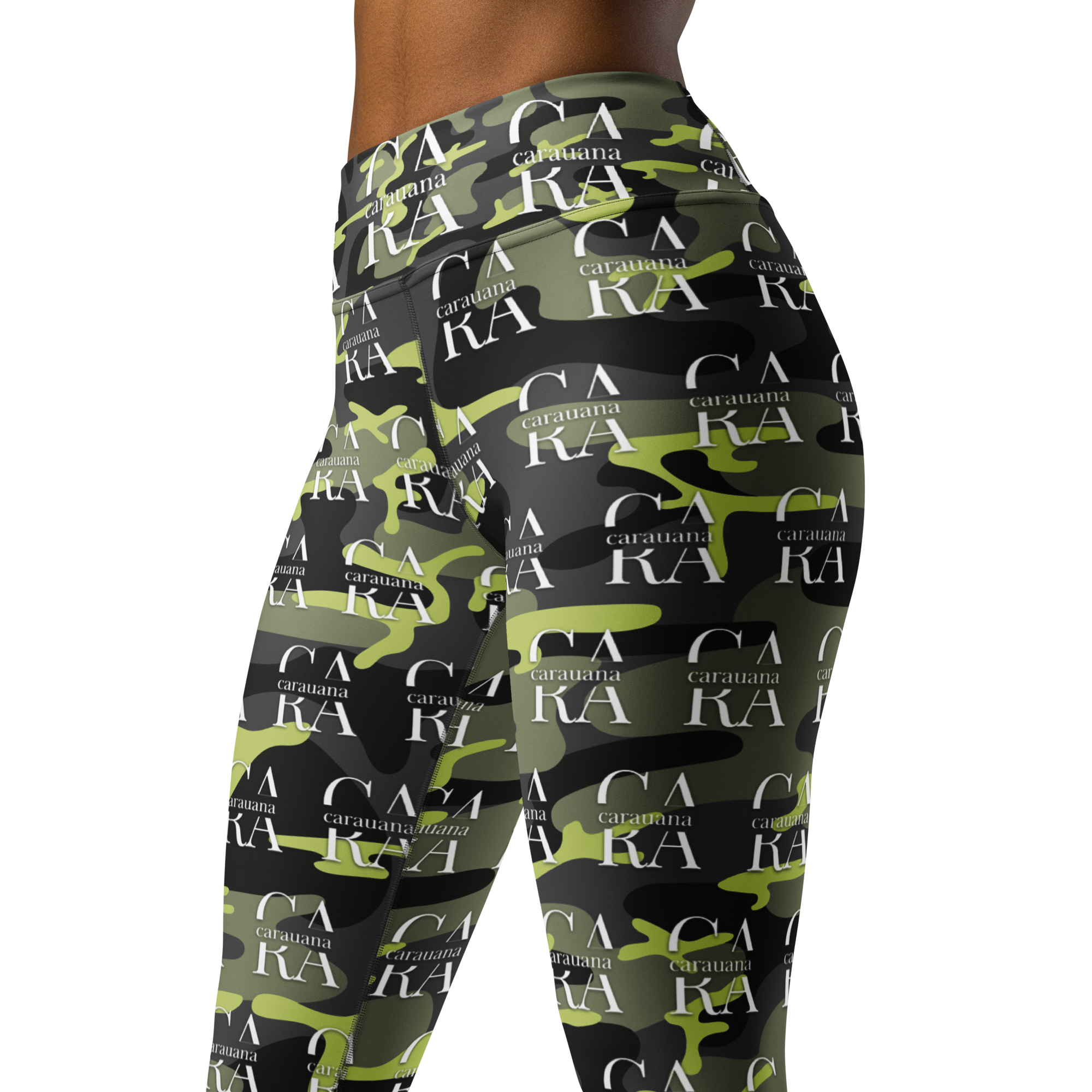 CaRaUaNa Leggings SPORT Green ARMY Carauana Store