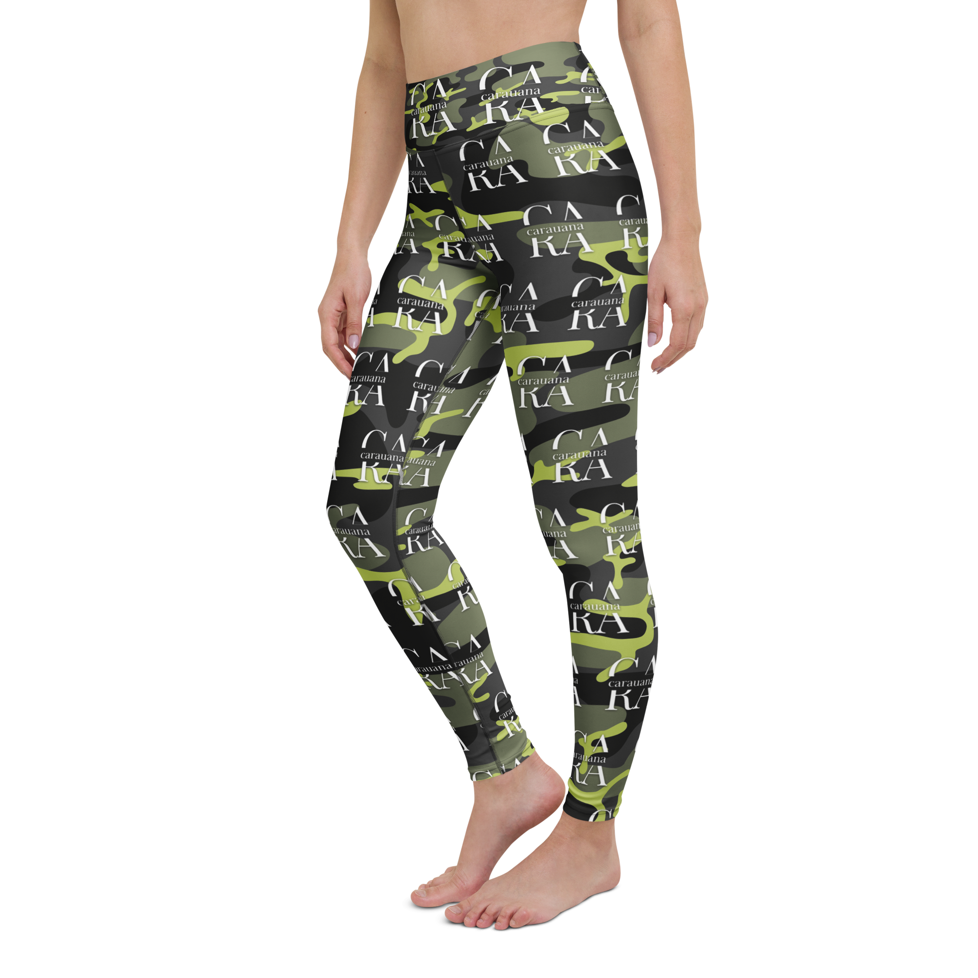 CaRaUaNa Leggings SPORT Green ARMY Carauana Store