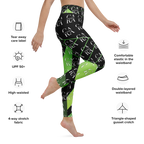 CaRaUaNa Leggings SPORT black Green Carauana Store