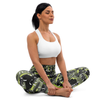 CaRaUaNa Leggings SPORT Green ARMY Carauana Store