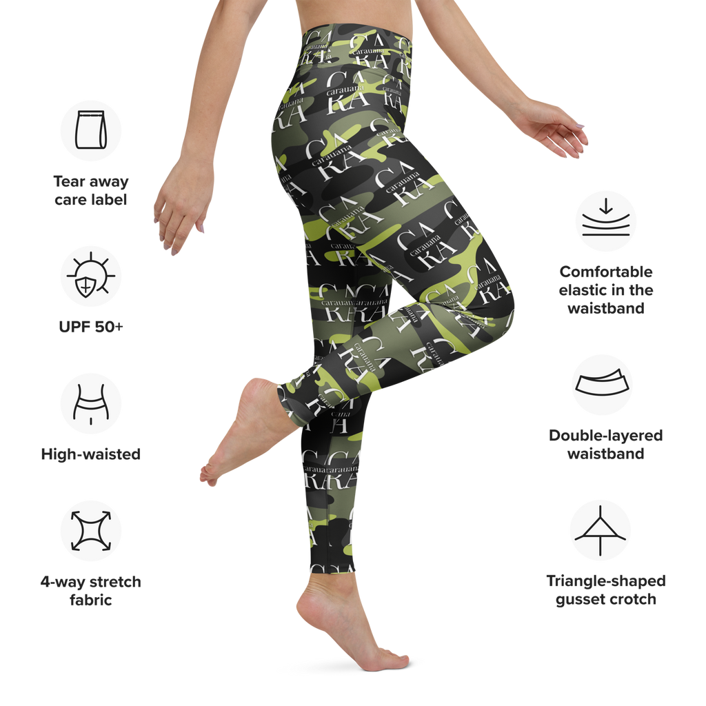 CaRaUaNa Leggings SPORT Green ARMY Carauana Store