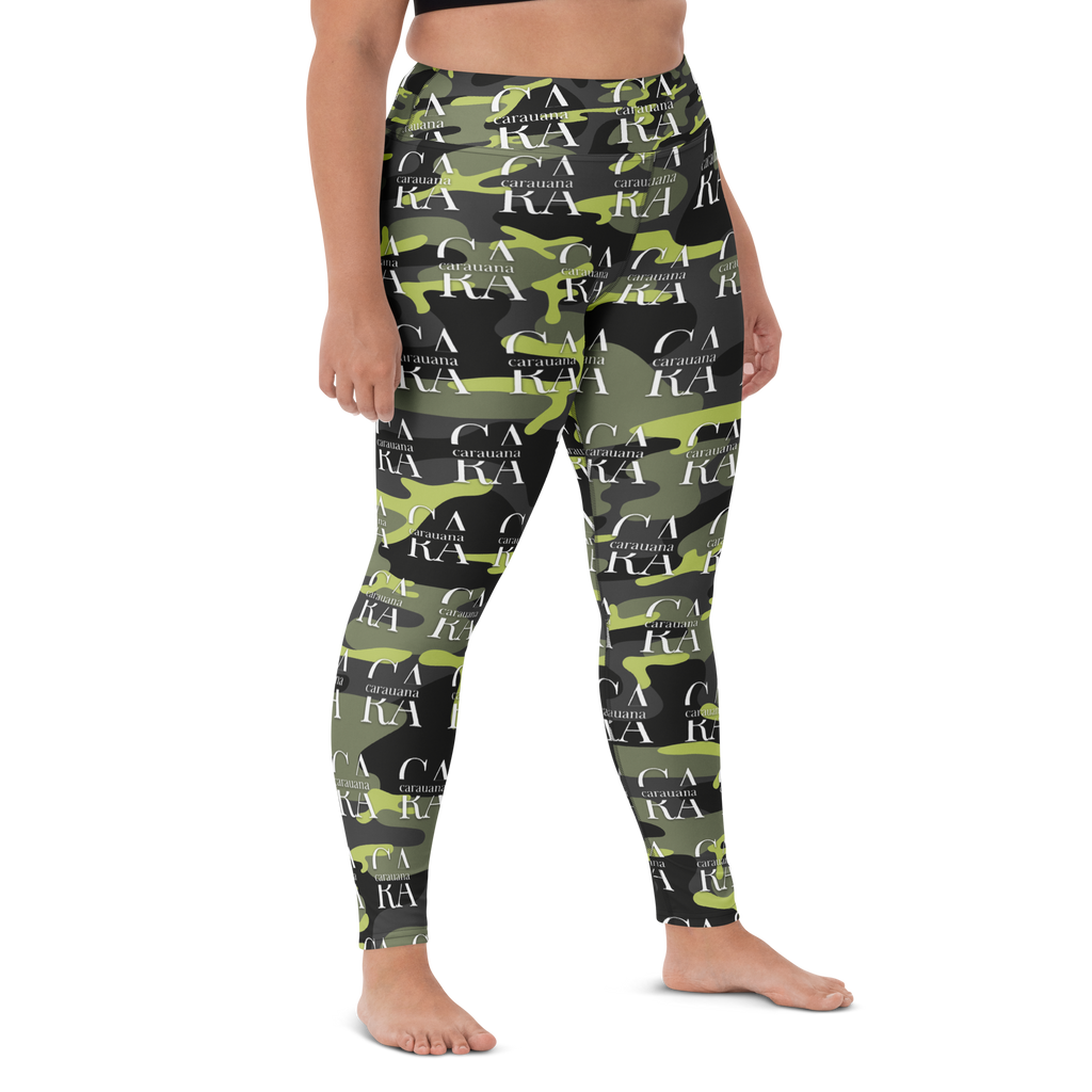 CaRaUaNa Leggings SPORT Green ARMY Carauana Store