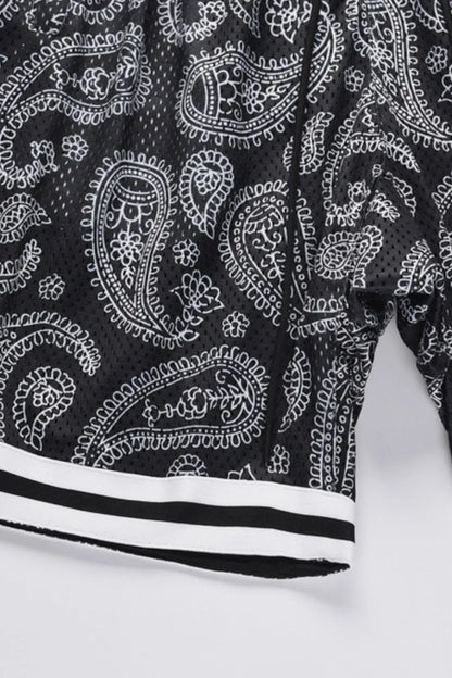 Men's Drawstring Printed Shorts Carauana Store