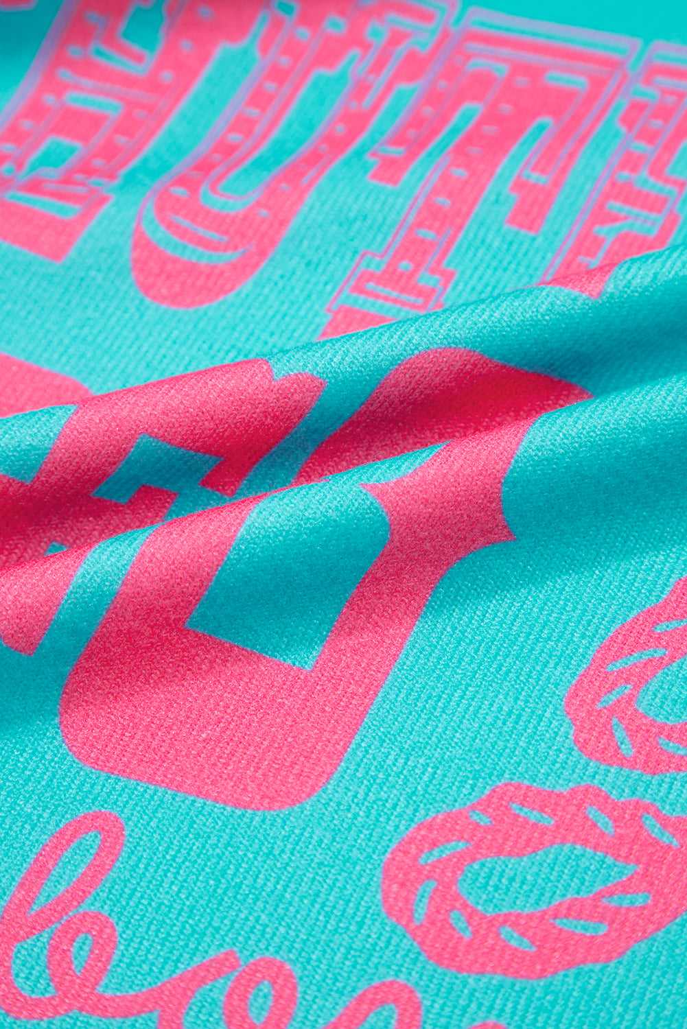 Green Howdy Cowboy Letter Printed Western Fashion Tee