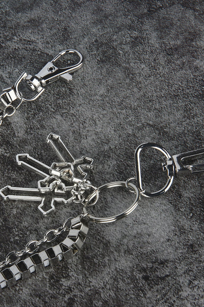 Double-Layered Cross Waist Chain Carauana Store