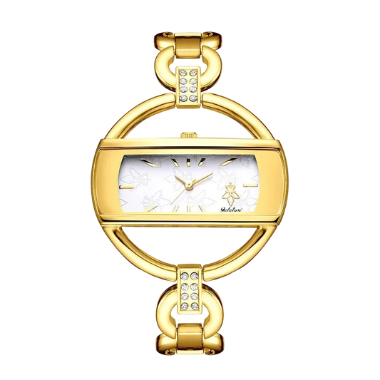 carauana yalalusi Vintage Quartz Watch with a white face