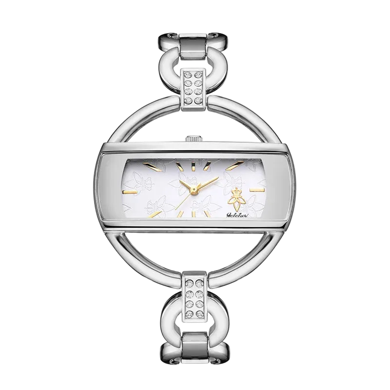 carauana yalusi Vintage Quartz Watch A4 SILVER