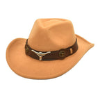 cowboy hat monochrome felt Unisex Carauana Store