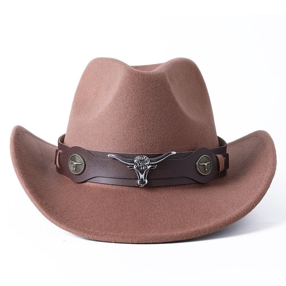 cowboy hat monochrome felt Unisex Carauana Store