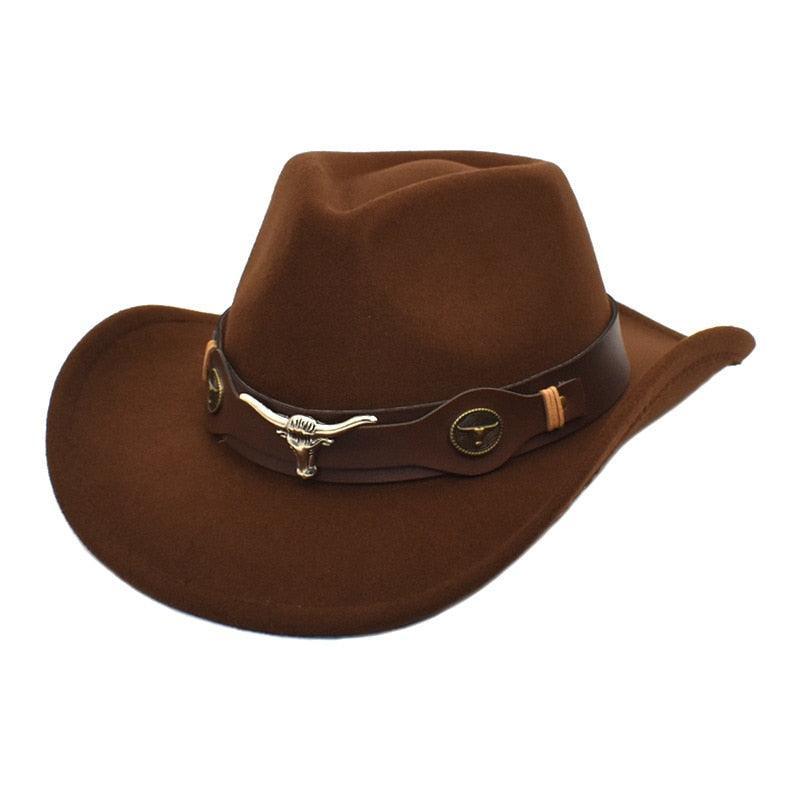 cowboy hat monochrome felt Unisex Carauana Store