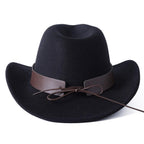 cowboy hat monochrome felt Unisex Carauana Store