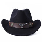cowboy hat monochrome felt Unisex Carauana Store