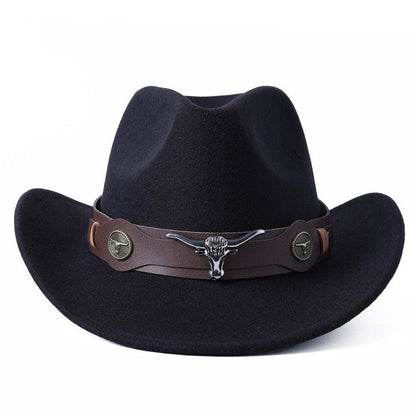 cowboy hat monochrome felt Unisex