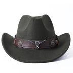 cowboy hat monochrome felt Unisex Carauana Store