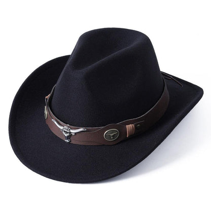 cowboy hat monochrome felt Unisex