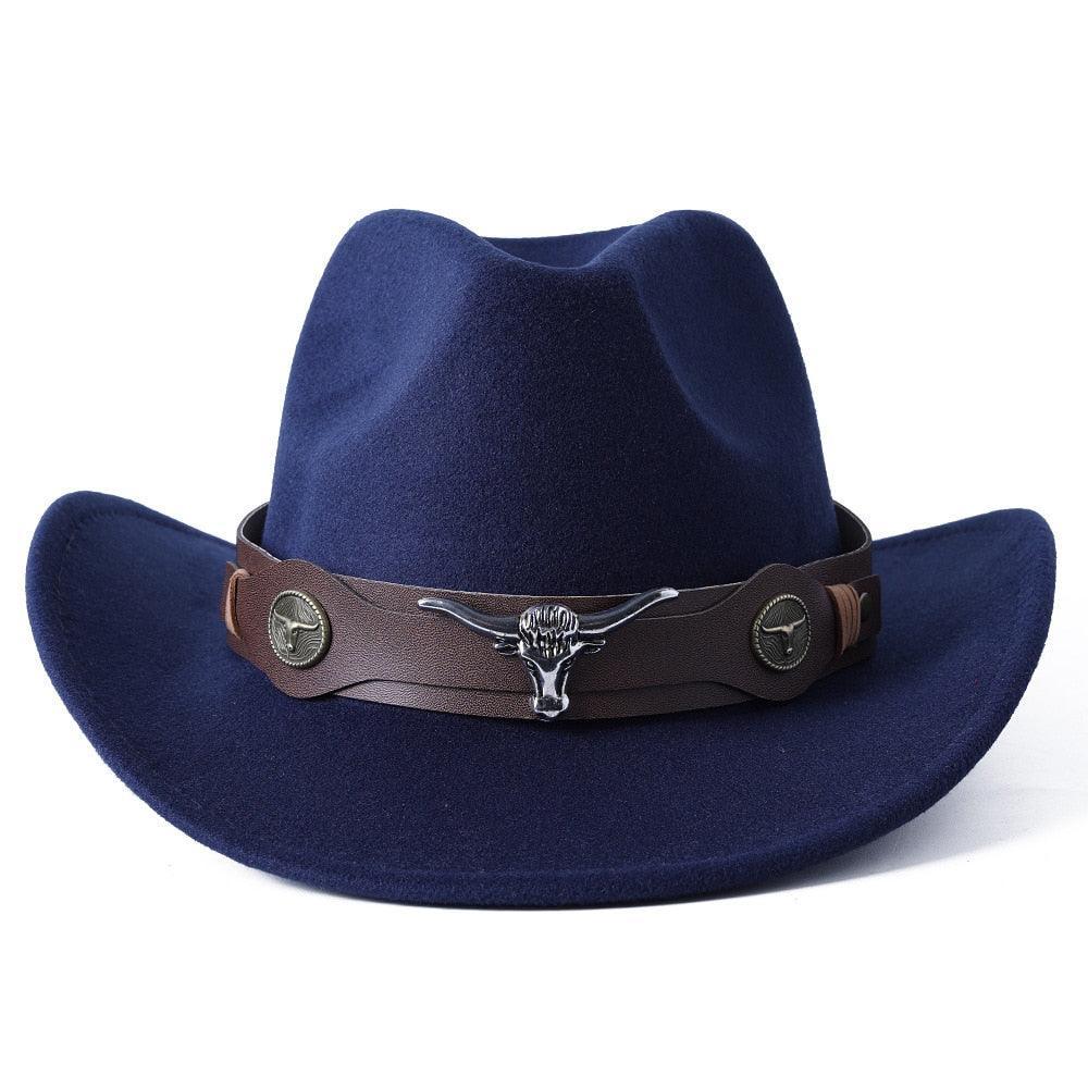 cowboy hat monochrome felt Unisex Carauana Store