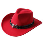 cowboy hat monochrome felt Unisex Carauana Store
