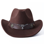 cowboy hat monochrome felt Unisex Carauana Store
