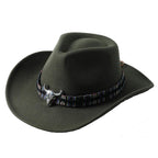 cowboy hat monochrome felt Unisex Carauana Store