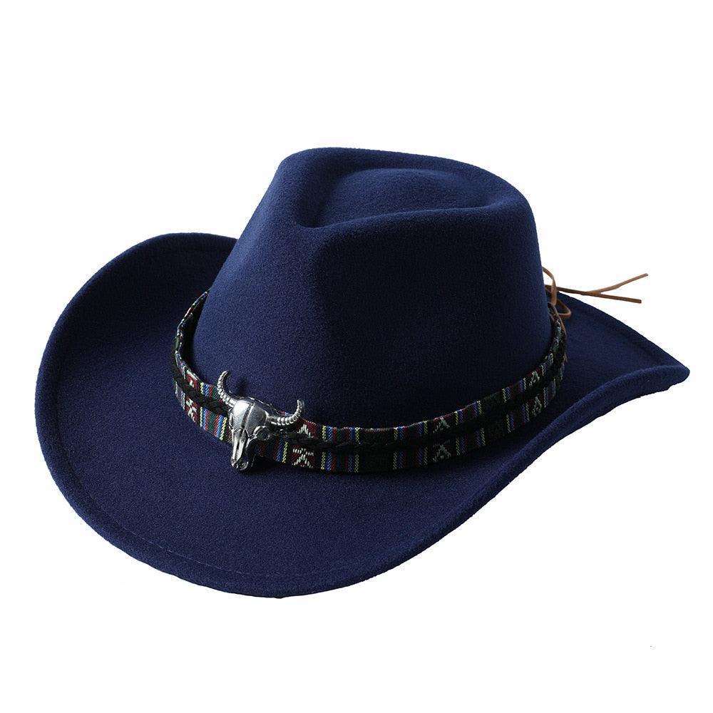 cowboy hat monochrome felt Unisex Carauana Store