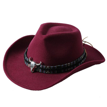 cowboy hat monochrome felt Unisex