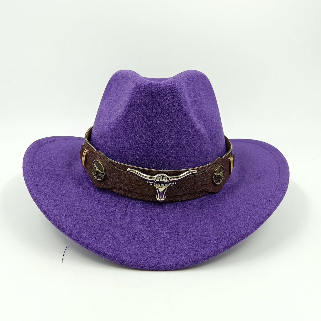 cowboy hat monochrome felt Unisex Carauana Store