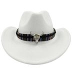 cowboy hat monochrome felt Unisex Carauana Store