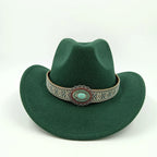 cowboy hat monochrome felt Unisex Carauana Store