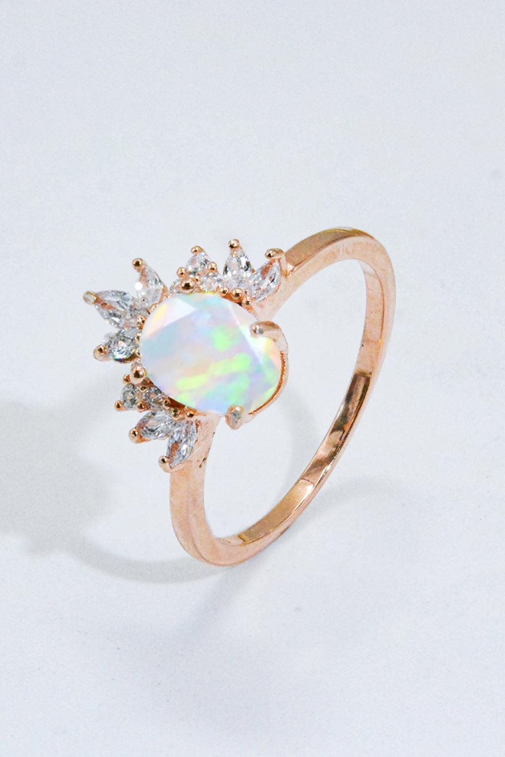 Best Of Me 925 Sterling Silver Opal Ring