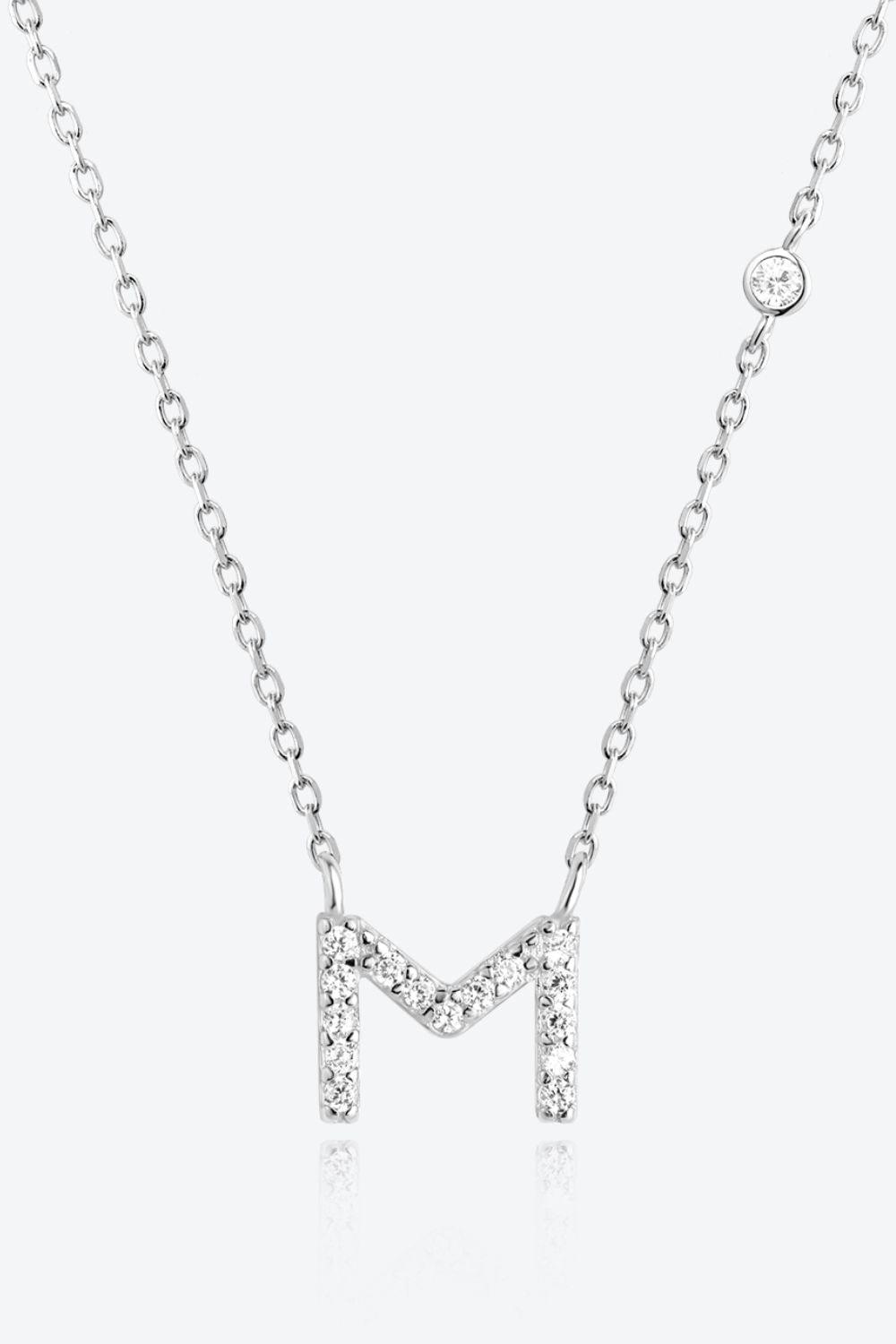 L To P Zircon 925 Sterling Silver Necklace