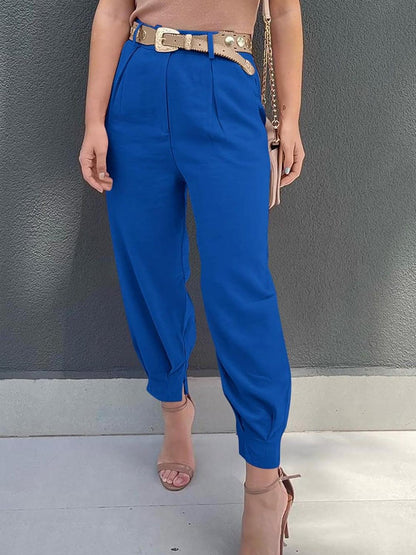 High Waist Cropped Pants