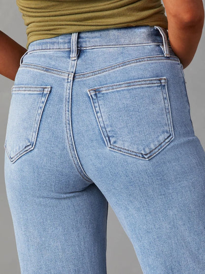 Raw Hem Loose Fit Jeans Carauana Store