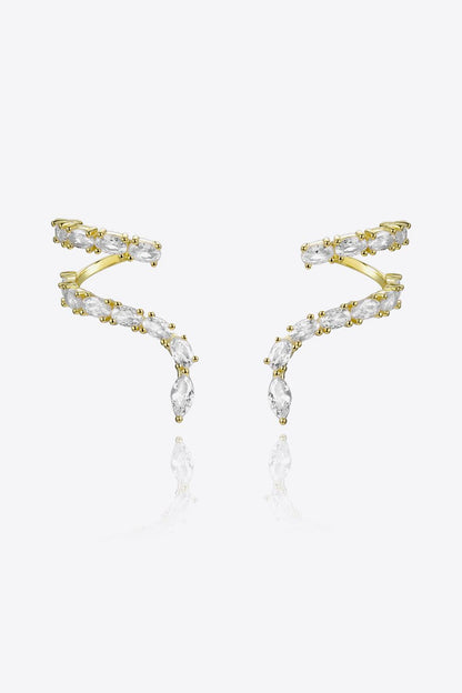 Zircon 925 Sterling Silver Earrings