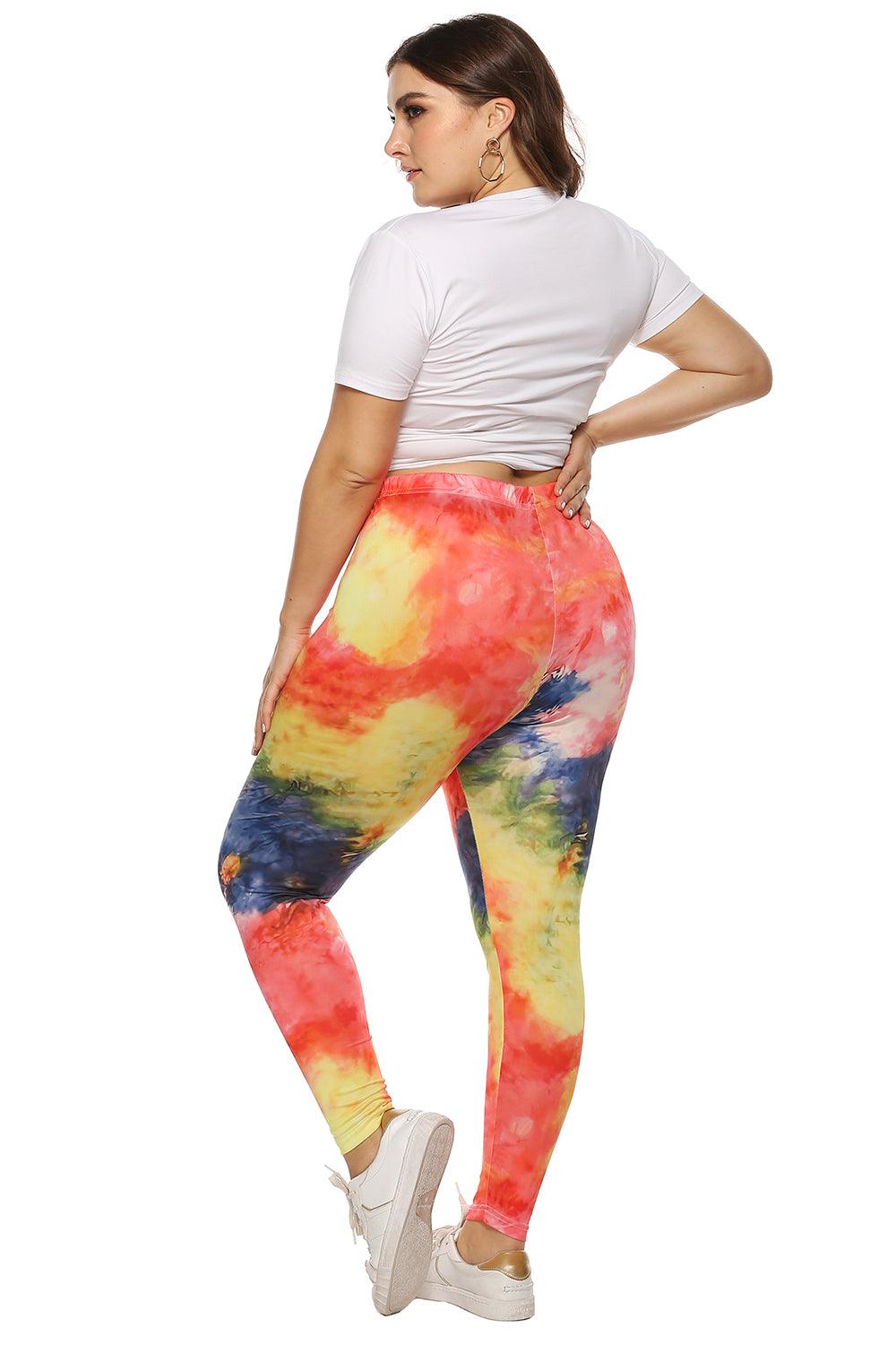 Plus Size Tie Dye Legging