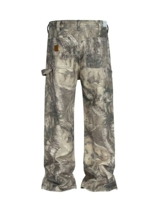 Men's Twig Camouflage Distressed Jeans Carauana Store