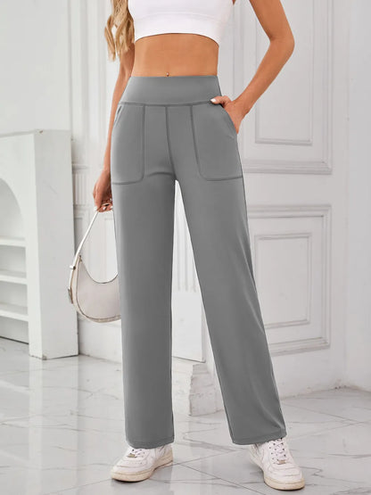 Lovelet High Waist Active Pants with Pockets Carauana Store