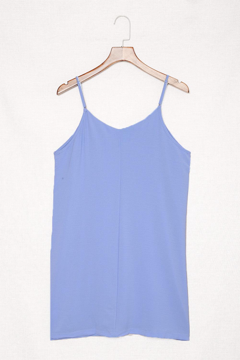 V-Neck Mini Cami Dress