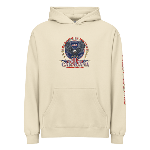 CaRaUaNa unisex hoodie Beige cotton