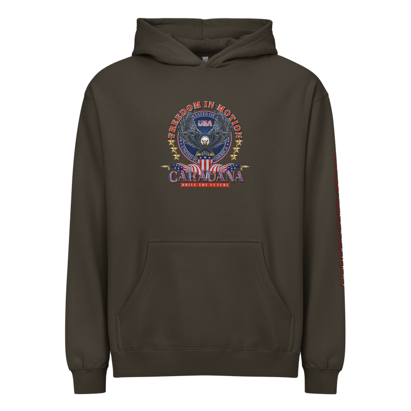 CaRaUaNa Unisex Hoodie Vintage Cotton