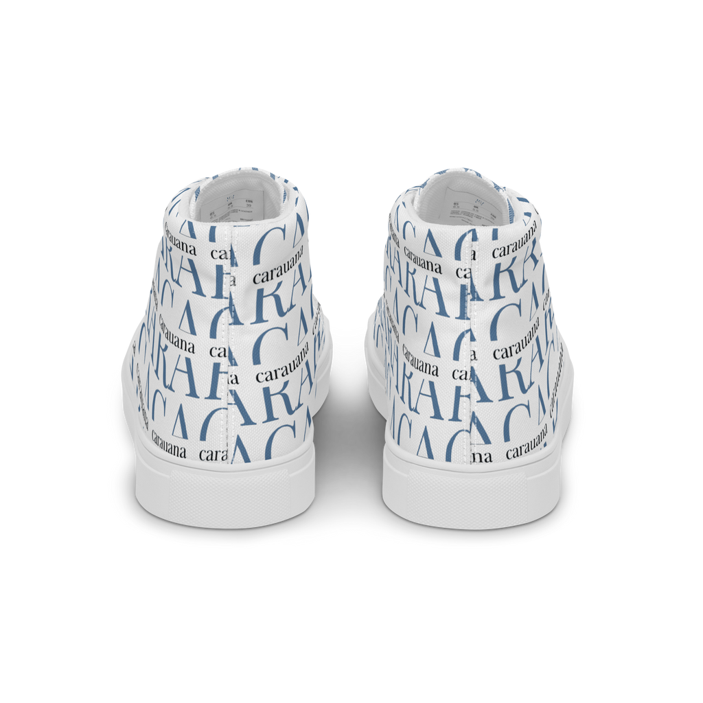 CARAUANA Fashionable high top canvas shoes men Carauana Store