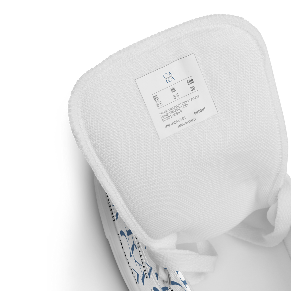 CARAUANA Fashionable high top canvas shoes men Carauana Store