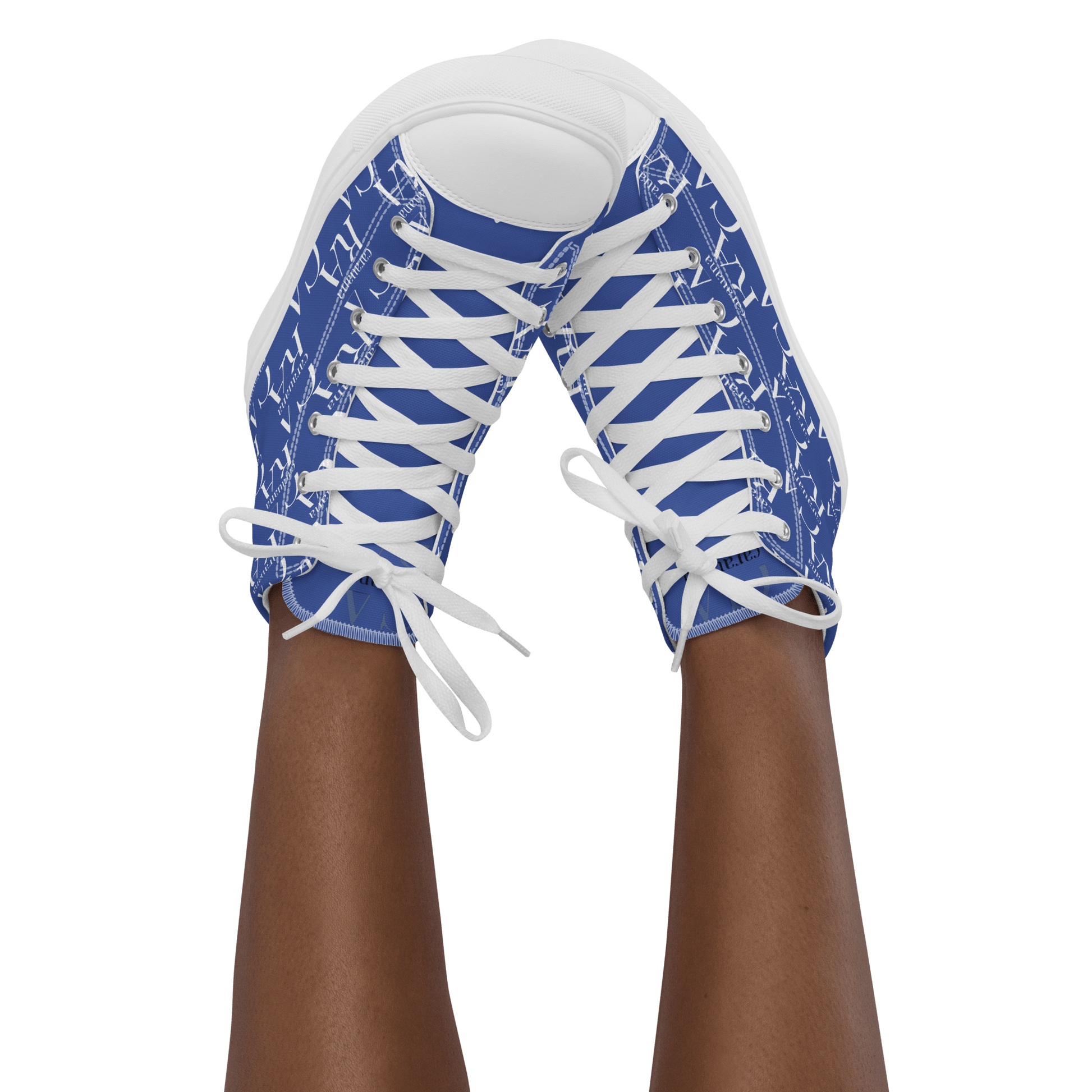 CARAUANA Hip Hop canvas shoes Blue Branded