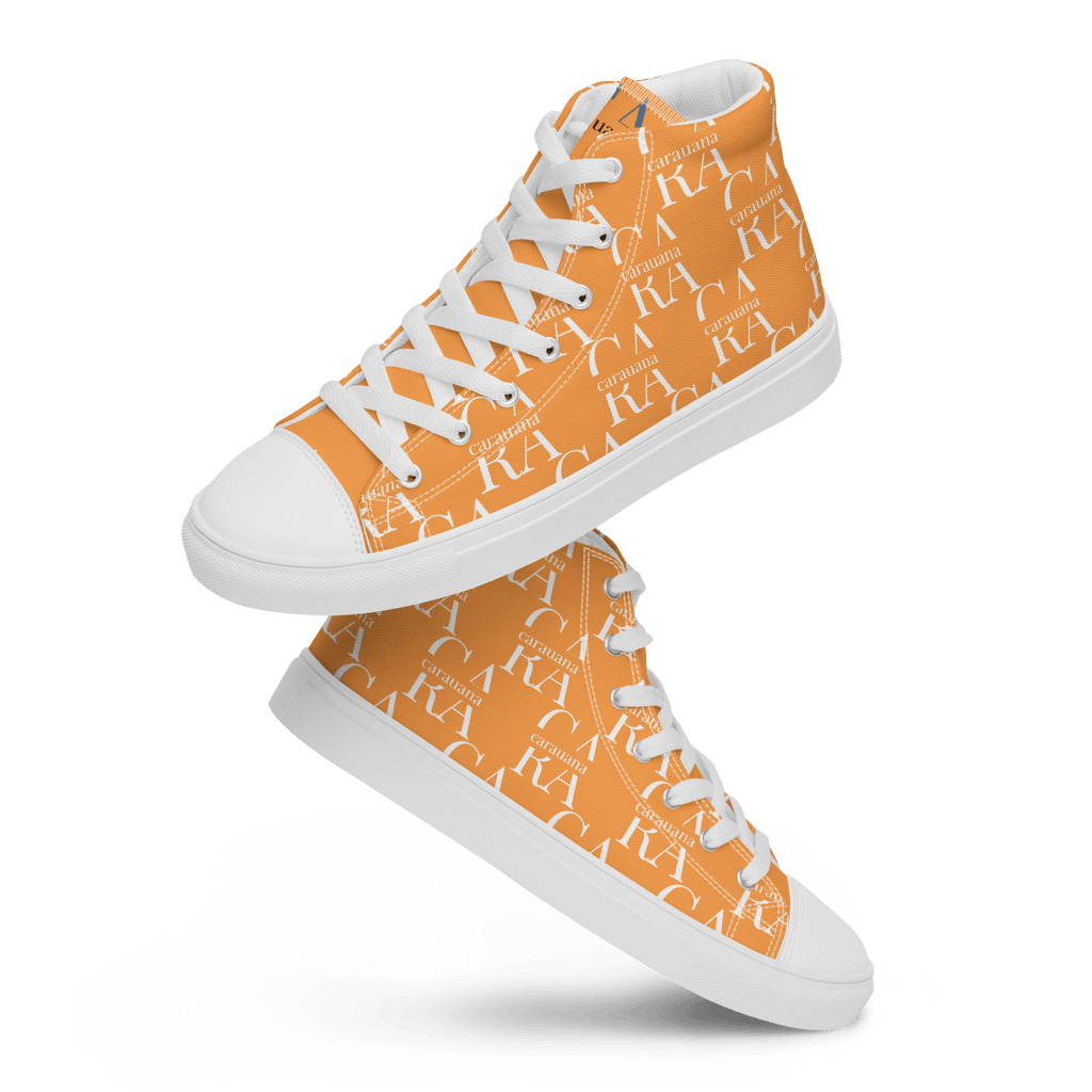 CARAUANA Hip Hop canvas shoes Orange Branded Carauana Store