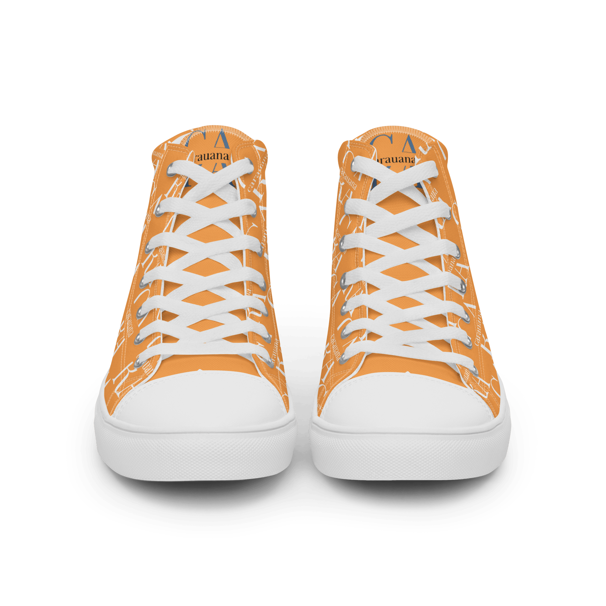 CARAUANA Hip Hop canvas shoes Orange Branded Carauana Store