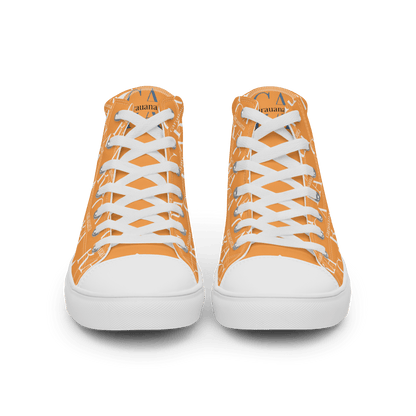 CARAUANA Hip Hop canvas shoes Orange Branded